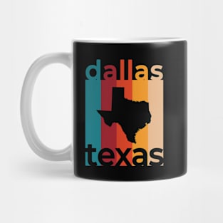 Dallas Texas Retro Mug